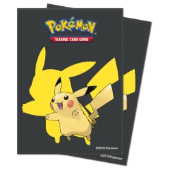 Ultra PRO Pikachu Standard Deck Protector Sleeves (65ct) For Pokémon Gaming