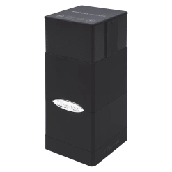 Ultra PRO Black Satin Tower Deck Box With Bluetooth Speaker Gaming