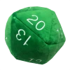 Ultra PRO Jumbo Green D20 Novelty Dice Plush Gaming 1 Ultra PRO Jumbo Green D20 Novelty Dice Plush Gaming
