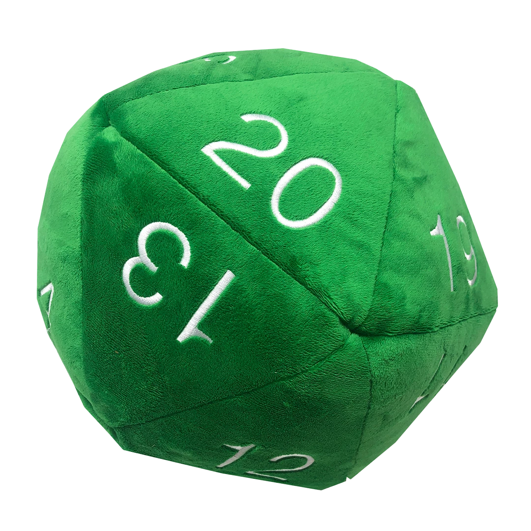 Ultra PRO Jumbo Green D20 Novelty Dice Plush Gaming 3 Ultra PRO Jumbo Green D20 Novelty Dice Plush Gaming
