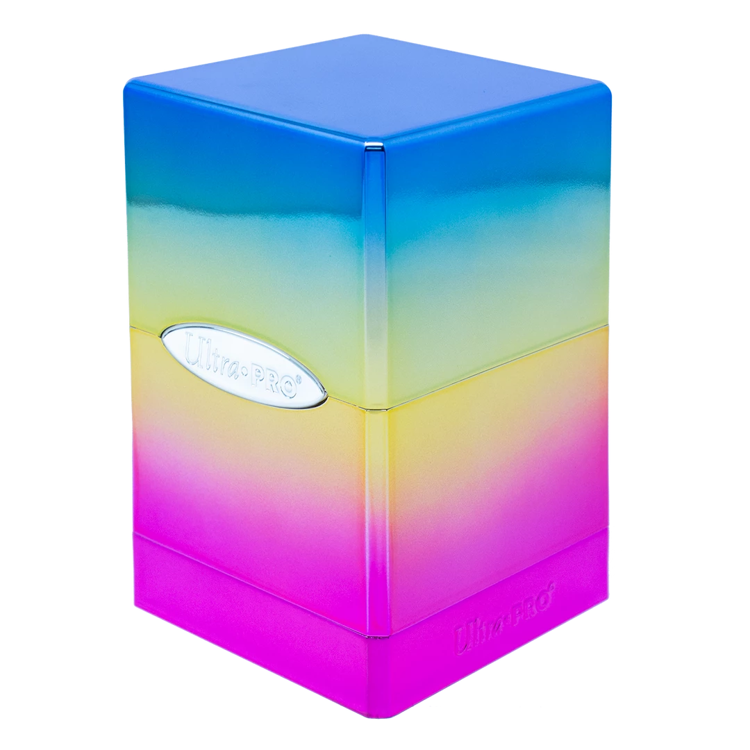 Ultra PRO Rainbow Satin Tower Deck Box Gaming 3 Ultra PRO Rainbow Satin Tower Deck Box Gaming