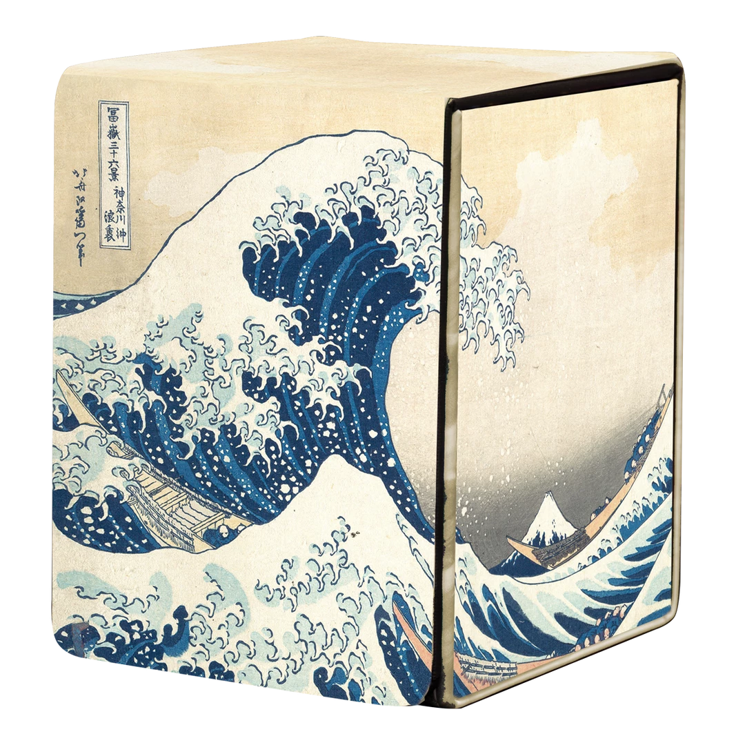 Ultra PRO Gaming Fine Art The Great Wave Off Kanagawa Alcove Flip Deck Box By Hokusai 3 Ultra PRO Gaming Fine Art The Great Wave Off Kanagawa Alcove Flip Deck Box By Hokusai