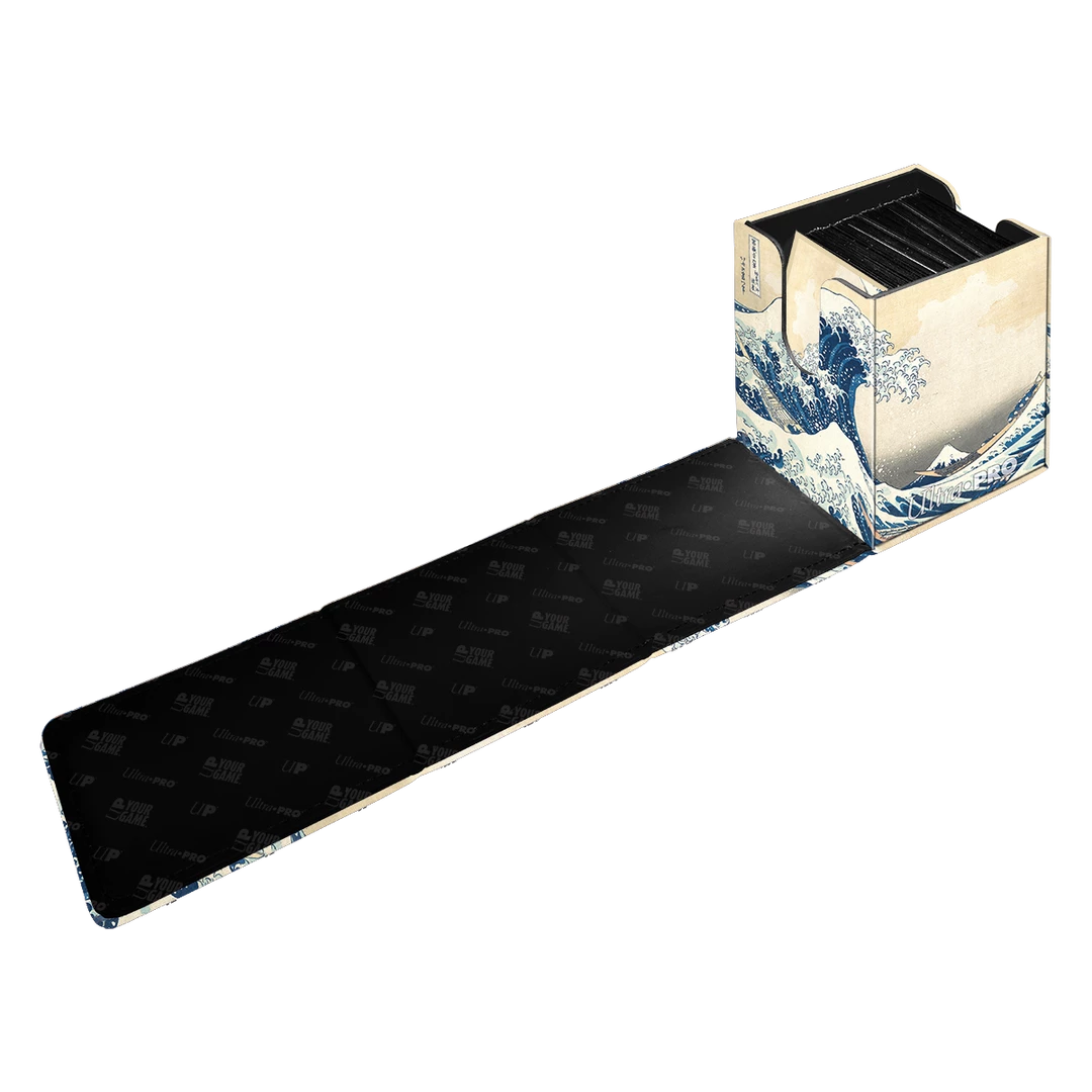 Ultra PRO Gaming Fine Art The Great Wave Off Kanagawa Alcove Flip Deck Box By Hokusai 6 Ultra PRO Gaming Fine Art The Great Wave Off Kanagawa Alcove Flip Deck Box By Hokusai
