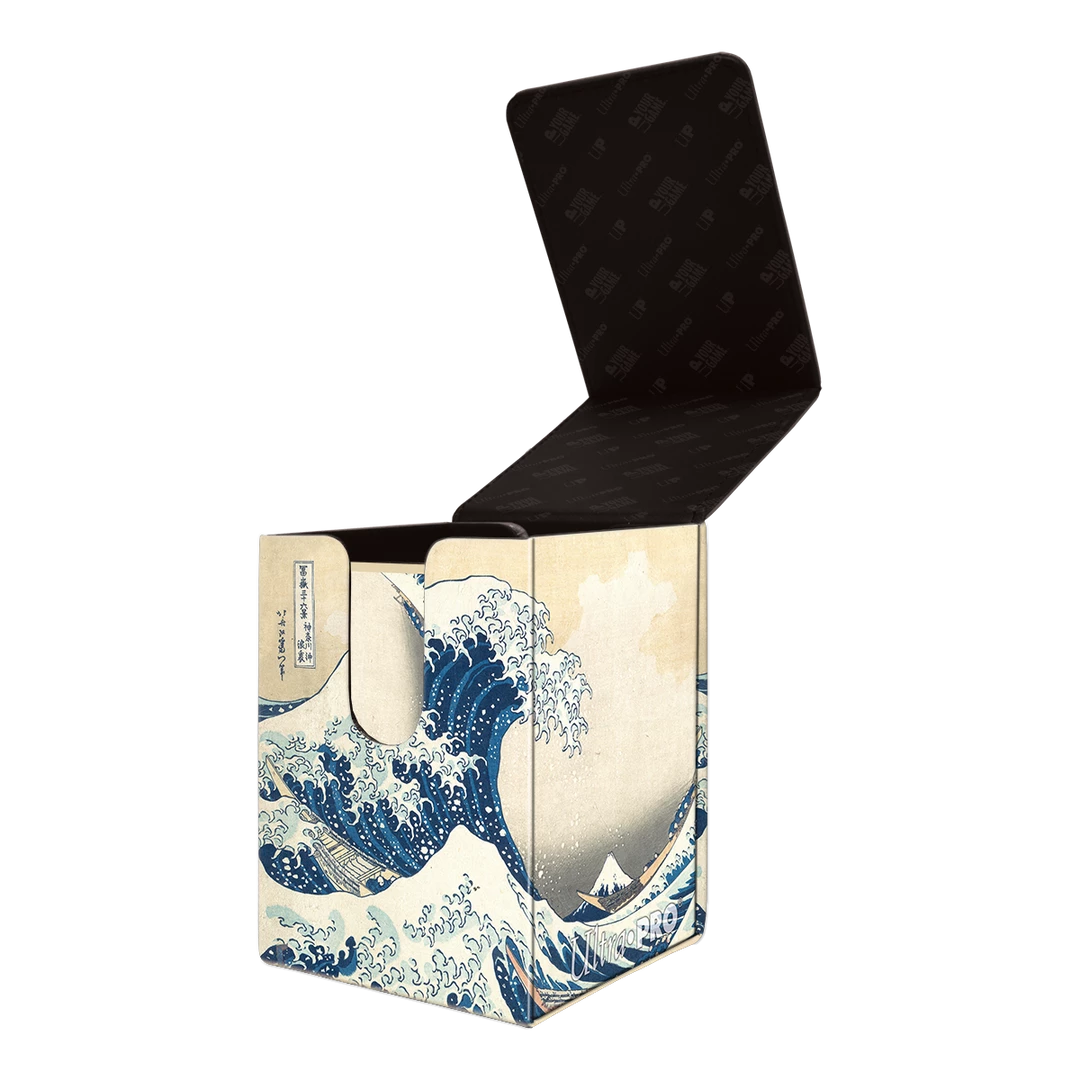 Ultra PRO Gaming Fine Art The Great Wave Off Kanagawa Alcove Flip Deck Box By Hokusai 5 Ultra PRO Gaming Fine Art The Great Wave Off Kanagawa Alcove Flip Deck Box By Hokusai