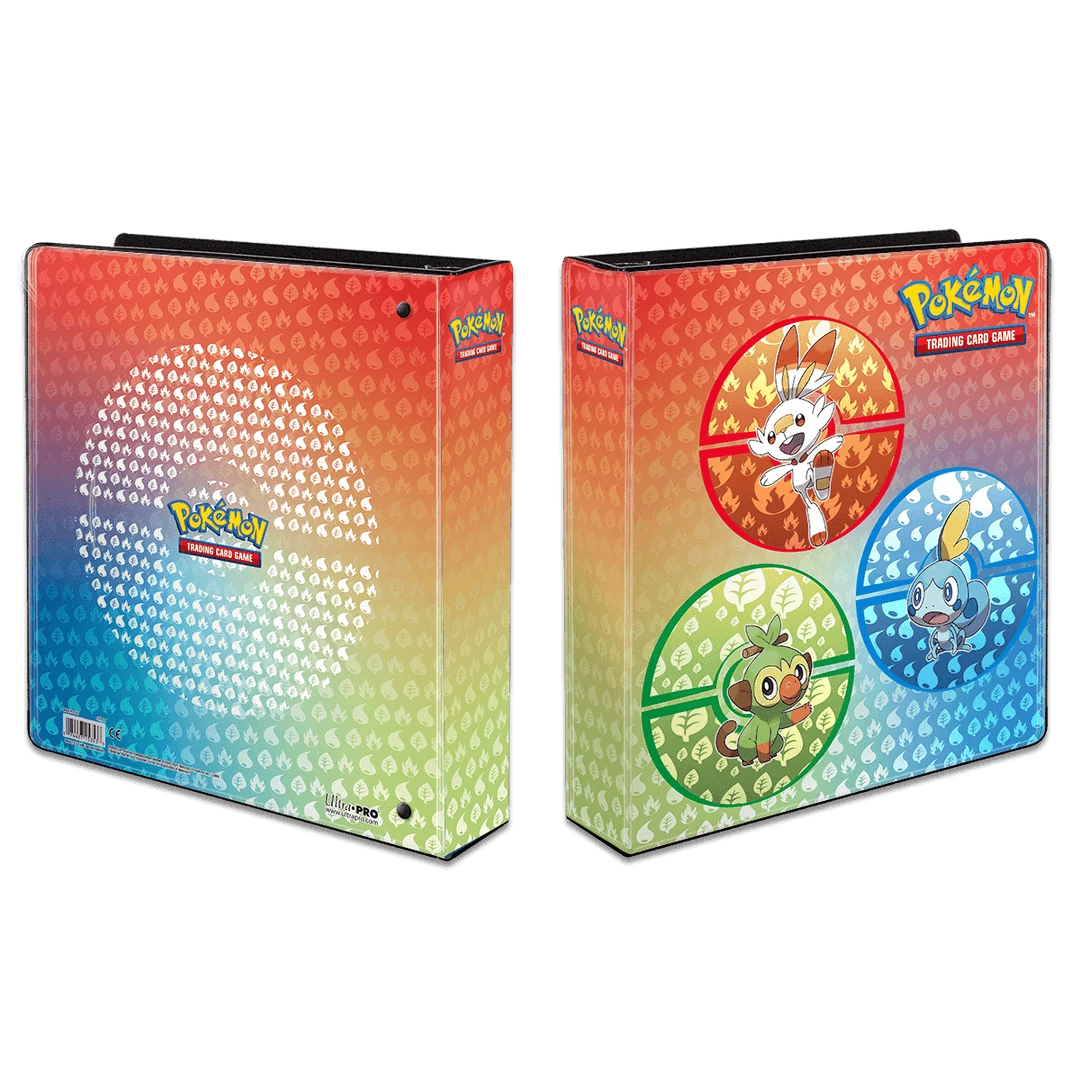 Ultra PRO 2" Sword And Shield Galar Starters 3-Ring Album For Pokémon Pages & Organization 3 Ultra PRO 2" Sword And Shield Galar Starters 3-Ring Album For Pokémon Pages & Organization