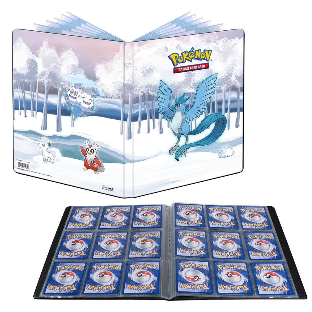 Ultra PRO Gallery Series Frosted Forest 9-Pocket Portfolio For Pokémon Gaming 4 Ultra PRO Gallery Series Frosted Forest 9-Pocket Portfolio For Pokémon Gaming
