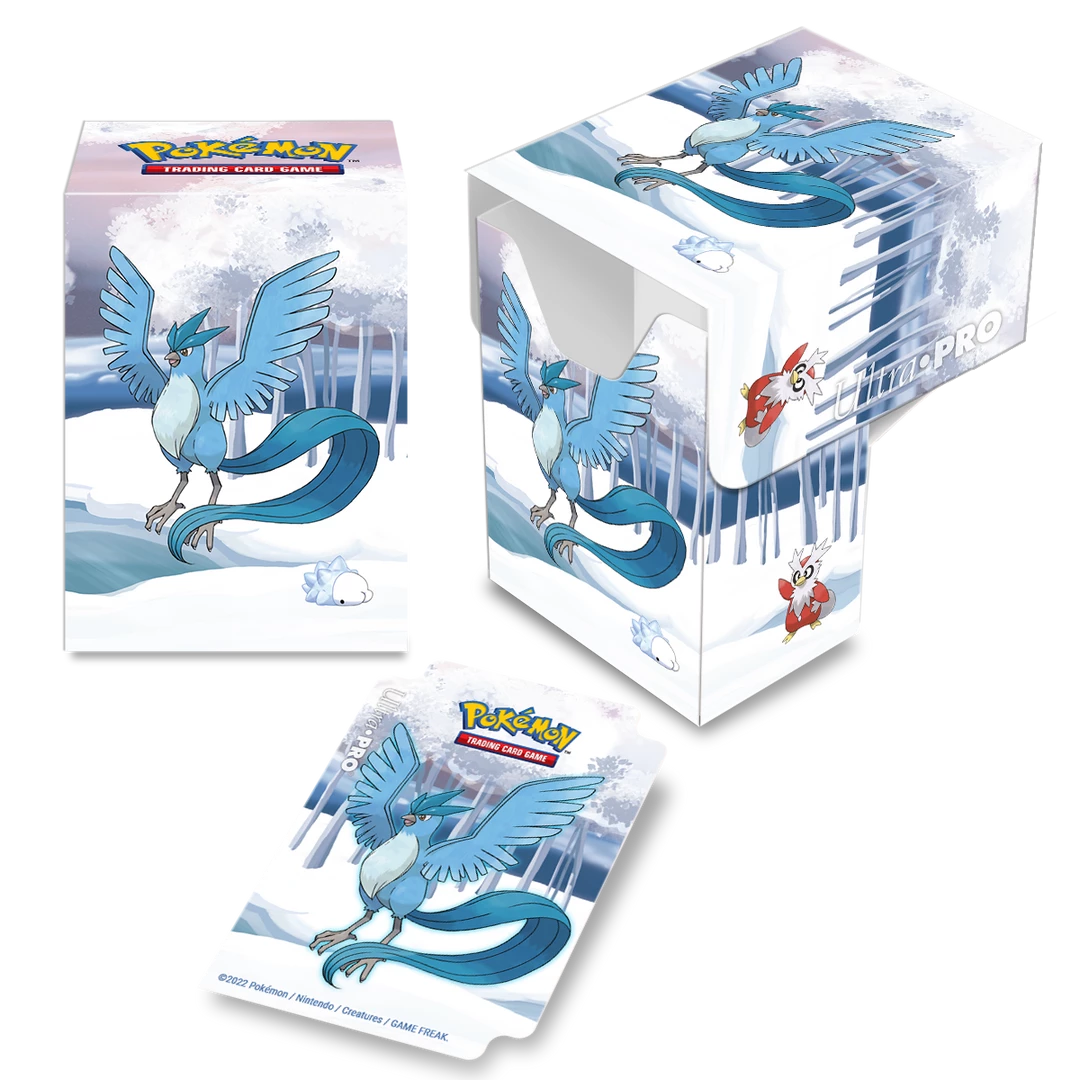 Ultra PRO Gaming Gallery Series Frosted Forest Full-View Deck Box For Pokémon 3 Ultra PRO Gaming Gallery Series Frosted Forest Full-View Deck Box For Pokémon