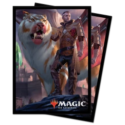 Ultra PRO Ikoria: Lair Of Behemoths Lukka, Coppercoat Outcast Standard Deck Protector Sleeves (100ct) For Magic: The Gathering Gaming