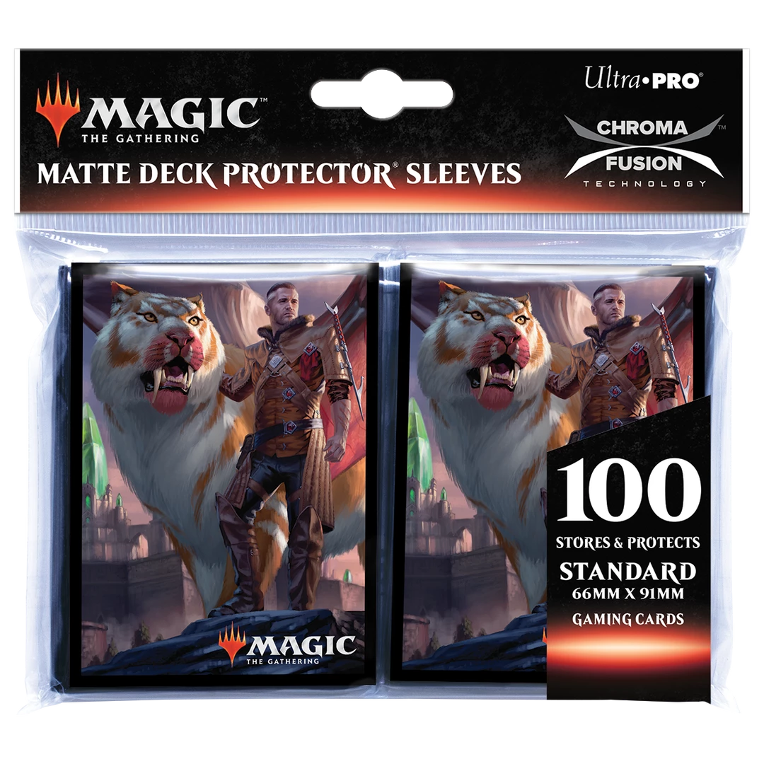 Ultra PRO Ikoria: Lair Of Behemoths Lukka, Coppercoat Outcast Standard Deck Protector Sleeves (100ct) For Magic: The Gathering Gaming 4 Ultra PRO Ikoria: Lair Of Behemoths Lukka, Coppercoat Outcast Standard Deck Protector Sleeves (100ct) For Magic: The Gathering Gaming