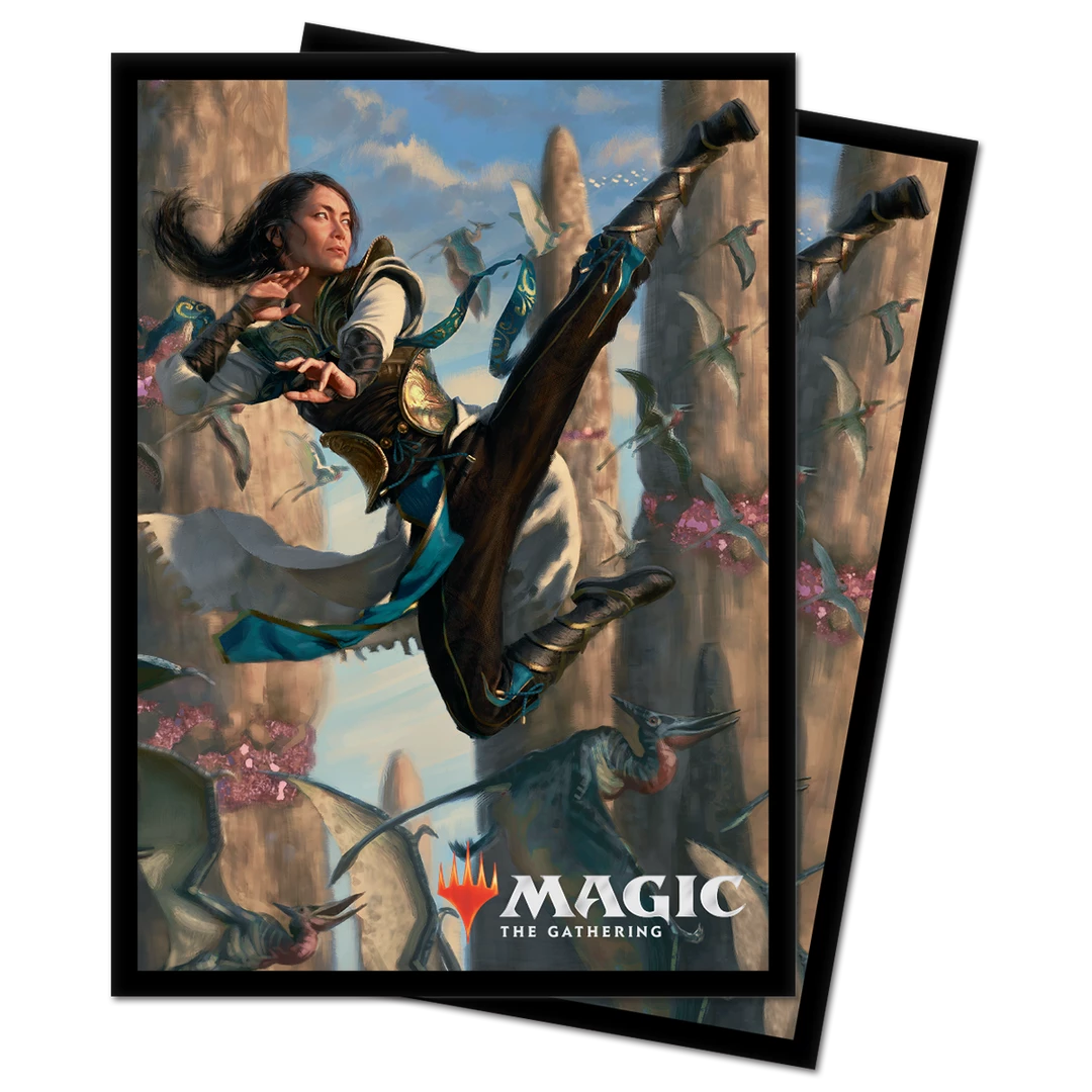 Ultra PRO Gaming Ikoria: Lair Of Behemoths Narset Of The Ancient Way Standard Deck Protector Sleeves (100ct) For Magic: The Gathering 3 Ultra PRO Gaming Ikoria: Lair Of Behemoths Narset Of The Ancient Way Standard Deck Protector Sleeves (100ct) For Magic: The Gathering