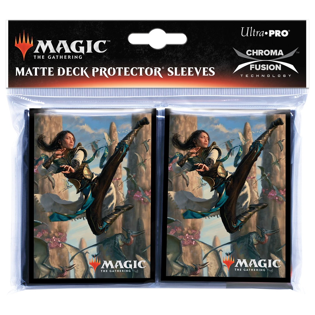 Ultra PRO Gaming Ikoria: Lair Of Behemoths Narset Of The Ancient Way Standard Deck Protector Sleeves (100ct) For Magic: The Gathering 4 Ultra PRO Gaming Ikoria: Lair Of Behemoths Narset Of The Ancient Way Standard Deck Protector Sleeves (100ct) For Magic: The Gathering