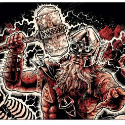 Ultra PRO Kaldheim: Toralf, God Of Fury Standard Gaming Playmat For Magic: The Gathering