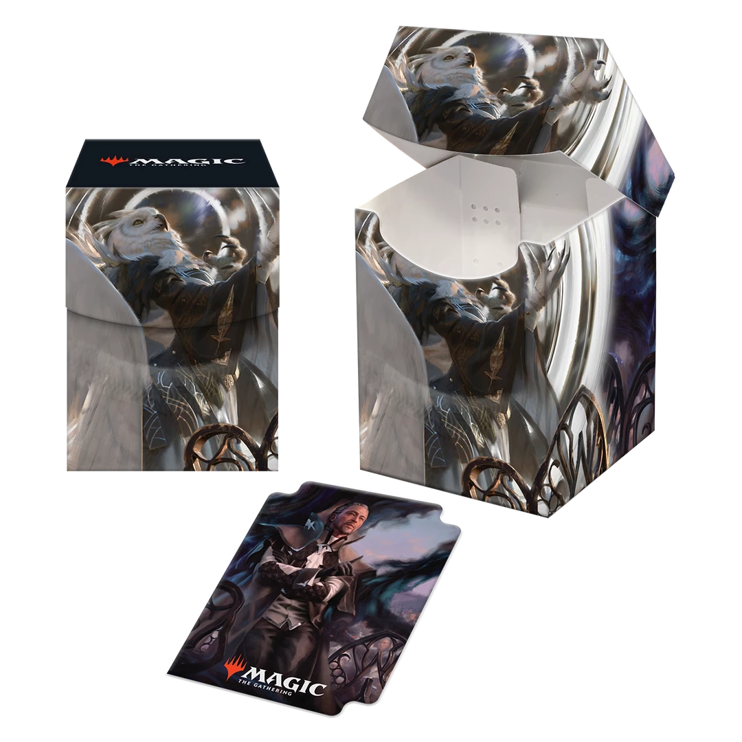 Ultra PRO Strixhaven Shaile, Dean Of Radiance & Embrose Dean Of Shadow 100+ Deck Box For Magic: The Gathering Gaming 3 Ultra PRO Strixhaven Shaile, Dean Of Radiance & Embrose Dean Of Shadow 100+ Deck Box For Magic: The Gathering Gaming