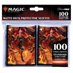 Ultra PRO Adventures In The Forgotten Realms Zariel, Archduke Of Avernus Standard Deck Protector Sleeves (100ct) For Magic: The Gathering Gaming