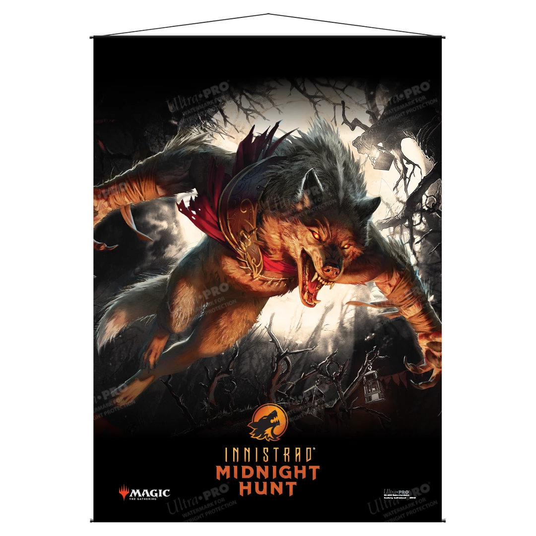 Ultra PRO Innistrad: Midnight Hunt Set Display Key Art Hunt Wall Scroll For Magic: The Gathering 3 Ultra PRO Innistrad: Midnight Hunt Set Display Key Art Hunt Wall Scroll For Magic: The Gathering