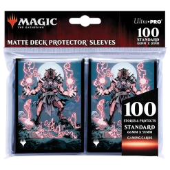 Ultra PRO Gaming Innistrad: Midnight Hunt Storm-Charged Slasher Standard Deck Protector Sleeves (100ct) For Magic: The Gathering
