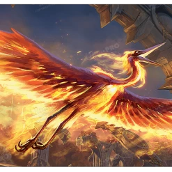 Ultra PRO Innistrad: Midnight Hunt Sunstreak Phoenix Standard Gaming Playmat For Magic: The Gathering