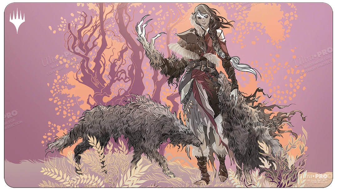 Ultra PRO Innistrad: Midnight Hunt Arlinn The Pack Leader Double-Sided Standard Gaming Playmat For Magic: The Gathering 5 Ultra PRO Innistrad: Midnight Hunt Arlinn The Pack Leader Double-Sided Standard Gaming Playmat For Magic: The Gathering