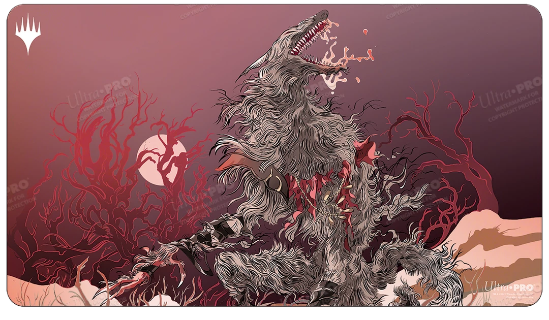 Ultra PRO Innistrad: Midnight Hunt Arlinn The Pack Leader Double-Sided Standard Gaming Playmat For Magic: The Gathering 4 Ultra PRO Innistrad: Midnight Hunt Arlinn The Pack Leader Double-Sided Standard Gaming Playmat For Magic: The Gathering