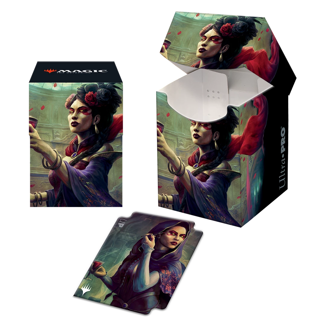 Ultra PRO Innistrad: Crimson Vow Henrika, Infernal Seer 100+ Deck Box For Magic: The Gathering Gaming 3 Ultra PRO Innistrad: Crimson Vow Henrika, Infernal Seer 100+ Deck Box For Magic: The Gathering Gaming