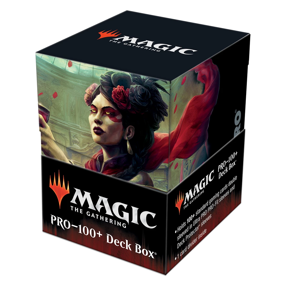 Ultra PRO Innistrad: Crimson Vow Henrika, Infernal Seer 100+ Deck Box For Magic: The Gathering Gaming 4 Ultra PRO Innistrad: Crimson Vow Henrika, Infernal Seer 100+ Deck Box For Magic: The Gathering Gaming