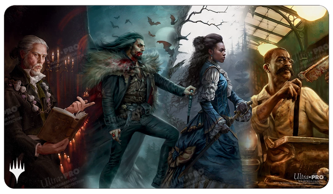 Ultra PRO Innistrad: Crimson Vow Dracula Ensemble Standard Gaming Playmat For Magic: The Gathering 3 Ultra PRO Innistrad: Crimson Vow Dracula Ensemble Standard Gaming Playmat For Magic: The Gathering