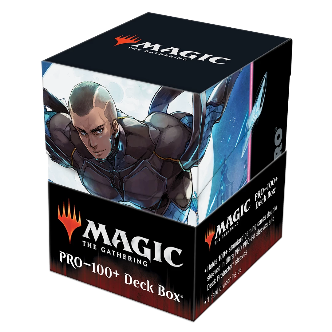 Ultra PRO Kamigawa Neon Dynasty Kaito Shizuki 100+ Deck Box For Magic: The Gathering Gaming 4 Ultra PRO Kamigawa Neon Dynasty Kaito Shizuki 100+ Deck Box For Magic: The Gathering Gaming