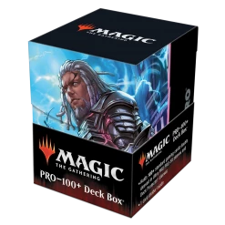 Ultra PRO Gaming Kamigawa Neon Dynasty Tezzeret, Betrayer Of Flesh 100+ Deck Box For Magic: The Gathering