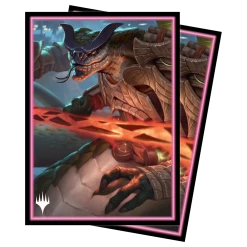 Ultra PRO Kamigawa Neon Dynasty Chishiro, The Shattered Blade Standard Deck Protector Sleeves (100ct) For Magic: The Gathering Gaming