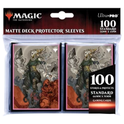 Ultra PRO Kamigawa Neon Dynasty Tamiyo, Compleated Sage Standard Deck Protector Sleeves (100ct) For Magic: The Gathering Gaming