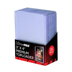 Ultra PRO Sports 3" X 4" Ultra Clear Premium Toploaders (25ct)