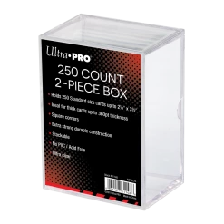 Ultra PRO Sports 2-Piece 250-Count Clear Card Storage Box