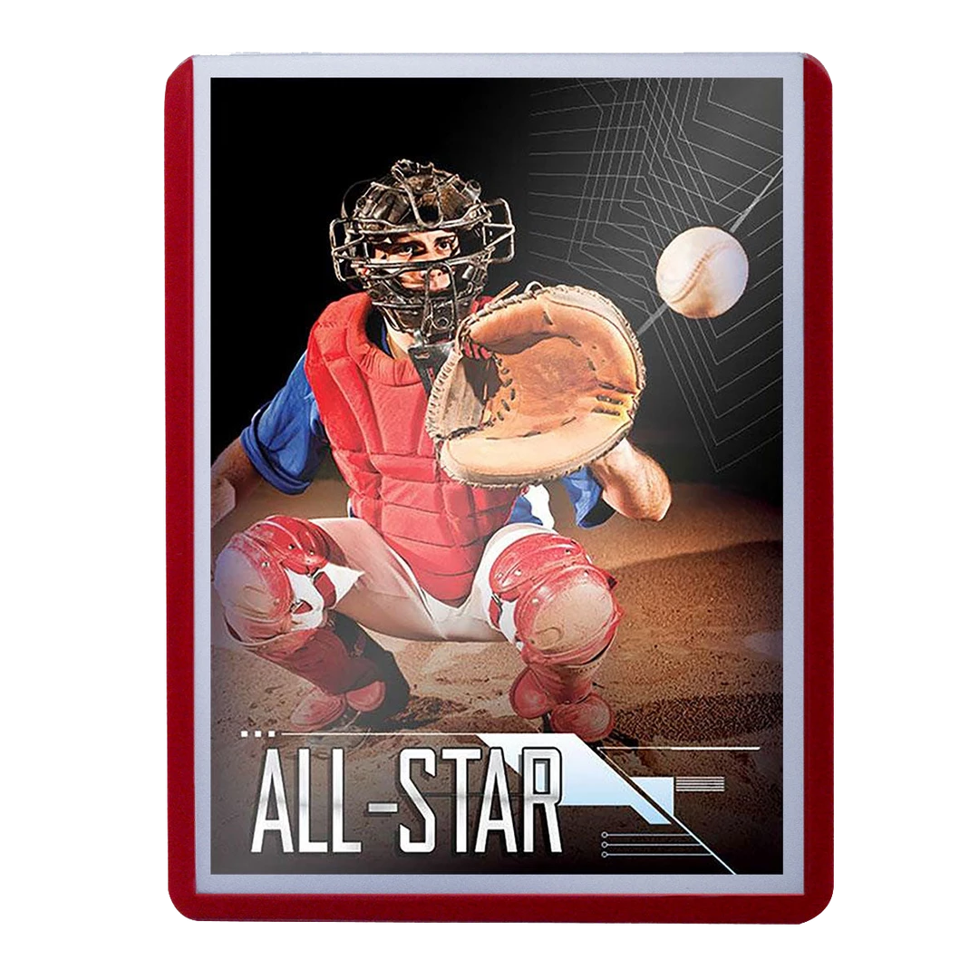 Ultra PRO Sports 3" X 4" Colored Border Toploaders (25ct) For Standard Trading Cards 4 Ultra PRO Sports 3" X 4" Colored Border Toploaders (25ct) For Standard Trading Cards