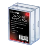 Ultra PRO 2-Piece 25-Count Clear Card Storage Boxes (2ct) Sports