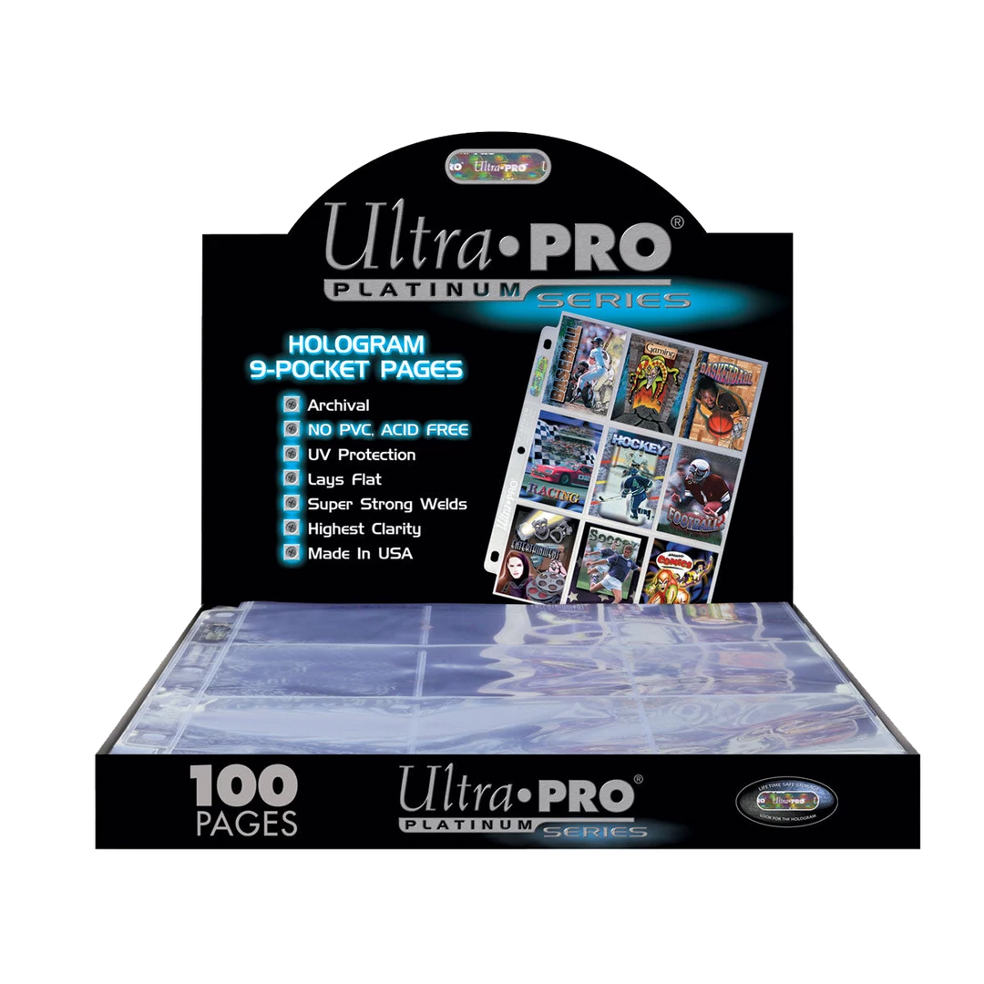 Ultra PRO Platinum Series Pocket Pages (100ct) For Cards And Photos Pages & Organization 3 Ultra PRO Platinum Series Pocket Pages (100ct) For Cards And Photos Pages & Organization