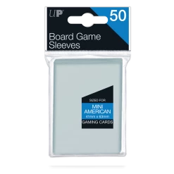 Ultra PRO Mini American Board Game Sleeves (50ct) For 41mm X 63mm Cards Gaming