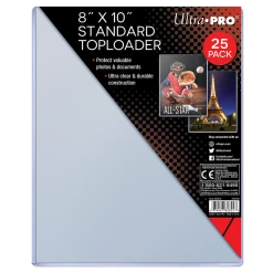 Ultra PRO Sports 8" X 10" Standard Toploaders (25ct)