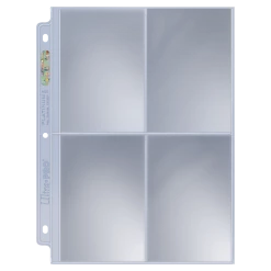 Ultra PRO Platinum Series 4-Pocket Pages (25ct) For 3.5" X 5" Cards Pages & Organization 7 Ultra PRO Platinum Series 4-Pocket Pages (25ct) For 3.5