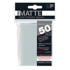 Ultra PRO PRO-Matte Standard Deck Protector Sleeves: Clear Gaming