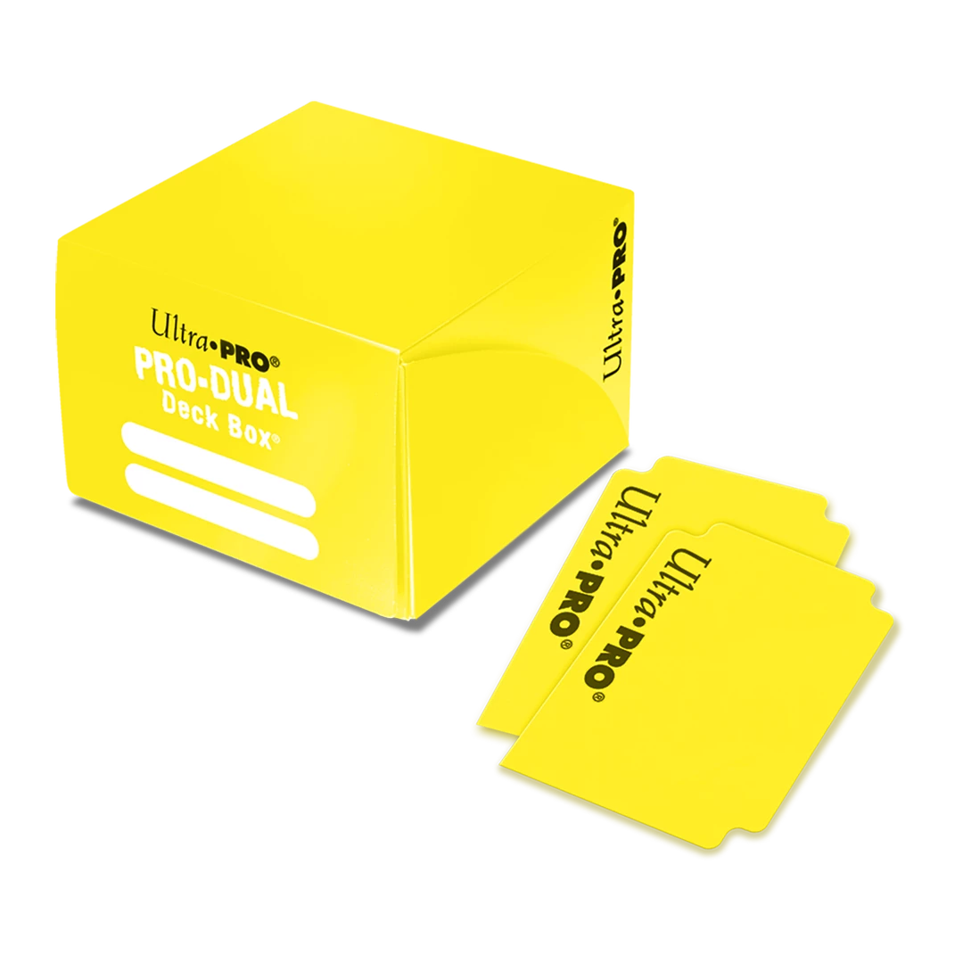 Ultra PRO PRO Dual Standard Yellow Deck Box 3 Ultra PRO PRO Dual Standard Yellow Deck Box