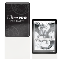 Ultra PRO PRO-Matte Standard Deck Protector Sleeves: Clear Gaming