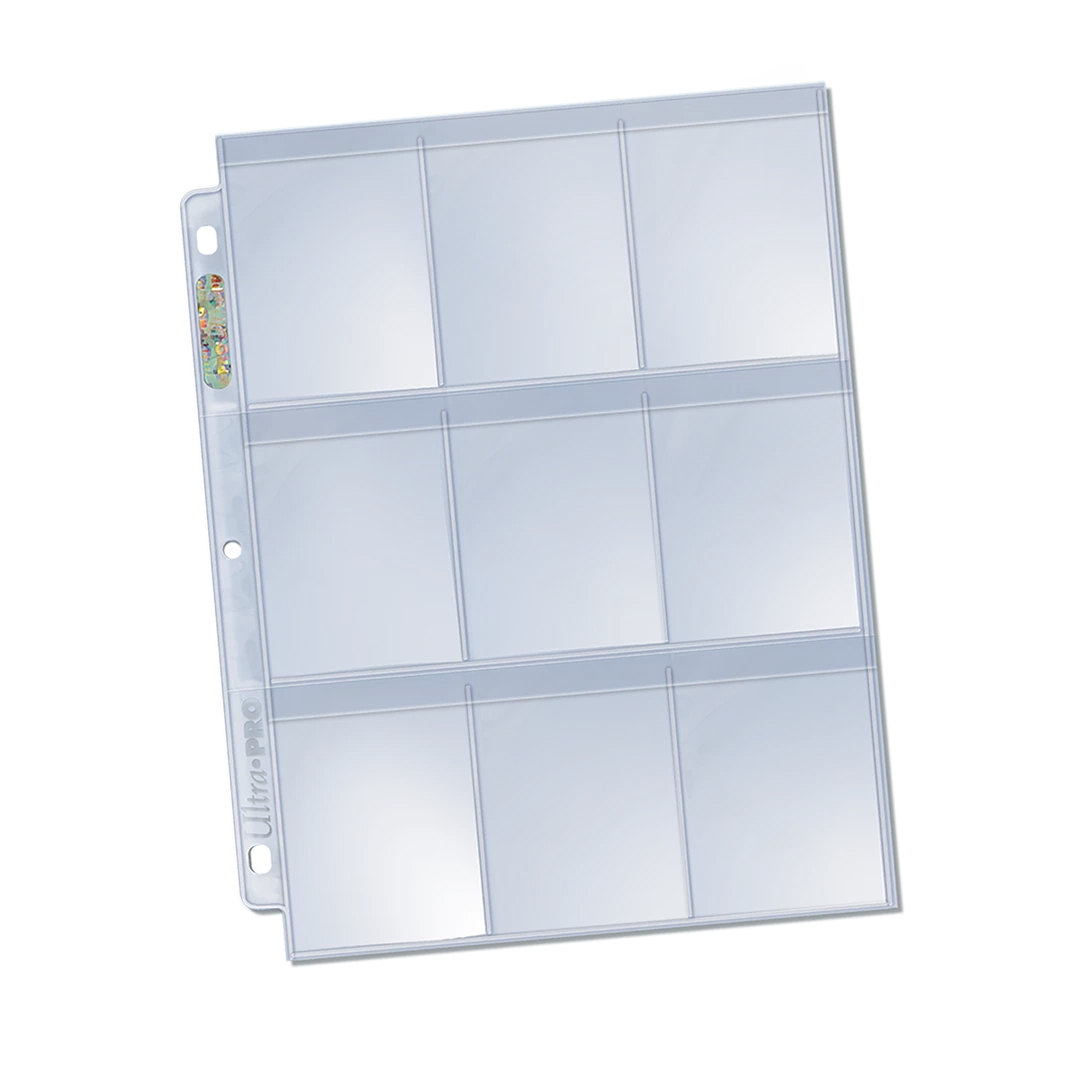Ultra PRO Pages & Organization Platinum Series 9-Pocket Secure Pages (100ct) For Standard Size Cards 5 Ultra PRO Pages & Organization Platinum Series 9-Pocket Secure Pages (100ct) For Standard Size Cards