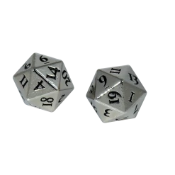Ultra PRO Heavy Metal D20 Dice Set (2ct)