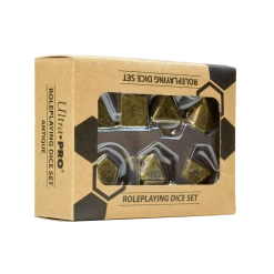Ultra PRO Heavy Metal Antique RPG Dice Set (7ct)