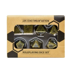 Ultra PRO Heavy Metal Antique RPG Dice Set (7ct)