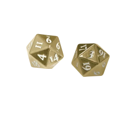 Ultra PRO Heavy Metal D20 Dice Set (2ct)