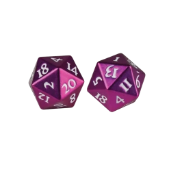 Ultra PRO Heavy Metal D20 Dice Set (2ct)