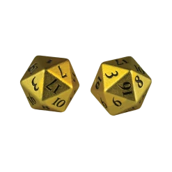 Ultra PRO Heavy Metal D20 Dice Set (2ct)
