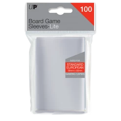Ultra PRO Standard European Lite Board Game Sleeves (100ct) For 59mm X 92mm Cards