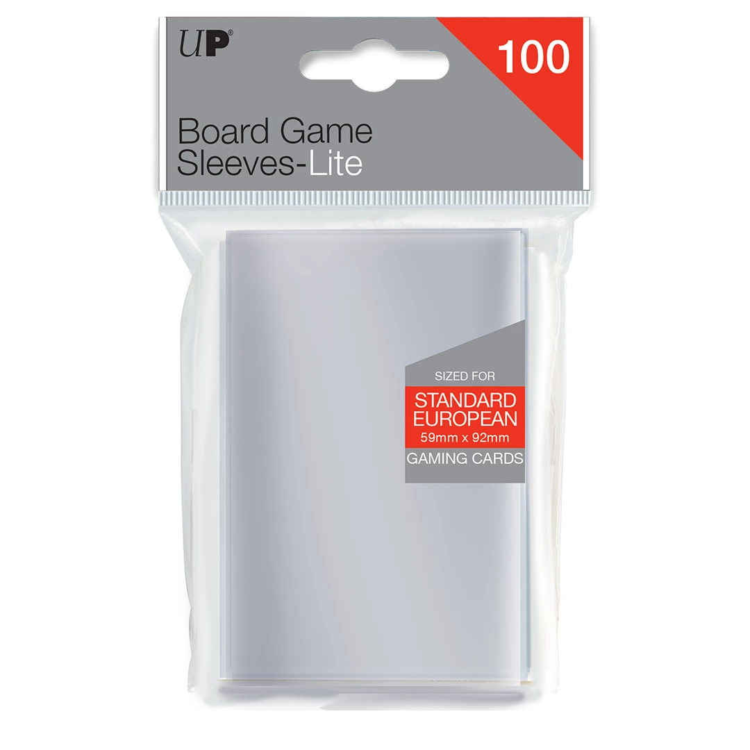 Ultra PRO Standard European Lite Board Game Sleeves (100ct) For 59mm X 92mm Cards 3 Ultra PRO Standard European Lite Board Game Sleeves (100ct) For 59mm X 92mm Cards